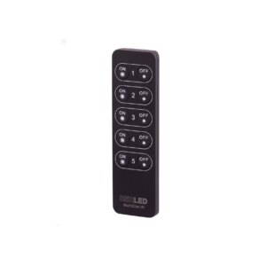 5 zone RF remote for B-MiniDim-C/B-MultiDim-C