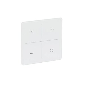 Casambi programmable remote control white glass