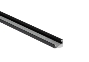 Zwart hoek-profiel 15,8mm x 20mm x 6,9mm