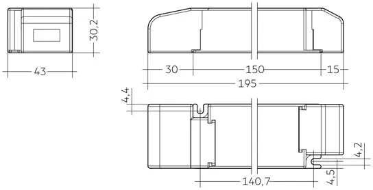 CASAMBI-24V - Ja, 195 Millimeter